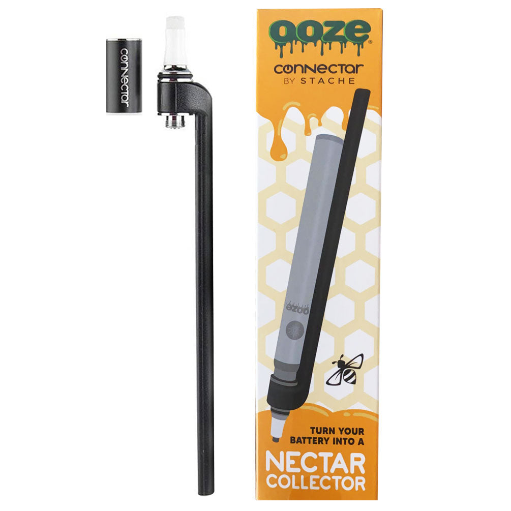 Ooze ConNectar Nectar Collector / Attachment for 510 Battery by STACHE Wax Pen Ooze Black  