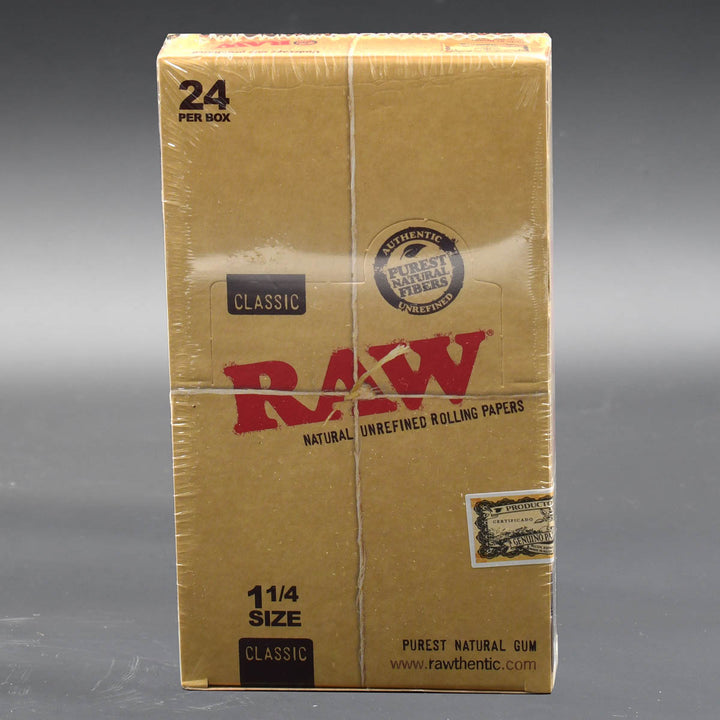 RAW Organic Hemp Rolling Paper  RAW 24PC  