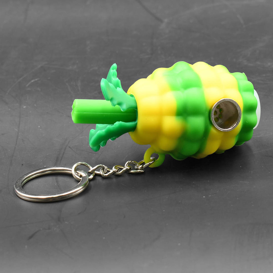 Silicone Key Chain Hand Pipes Silicone Pipes Vapebatt   