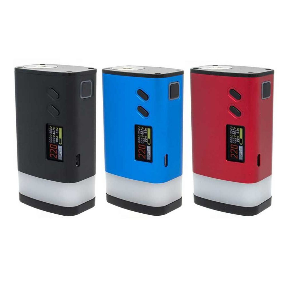 Sigelei Fuchai GLO 230W TC Box Mod Vape Batt Sigelei Fuchai GLO 230W TC Box Mod Vape Batt