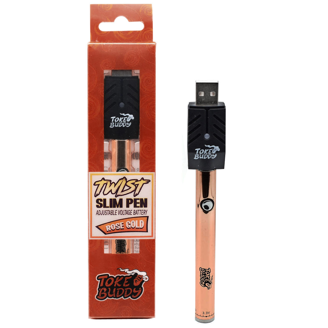 toke disposable vape Toke Buddy Twist 510 Thread Cart Pen Vape Battery