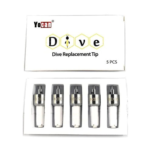 Yocan Dive Replacement Tips - 5 Pack Vape Coils Yocan   