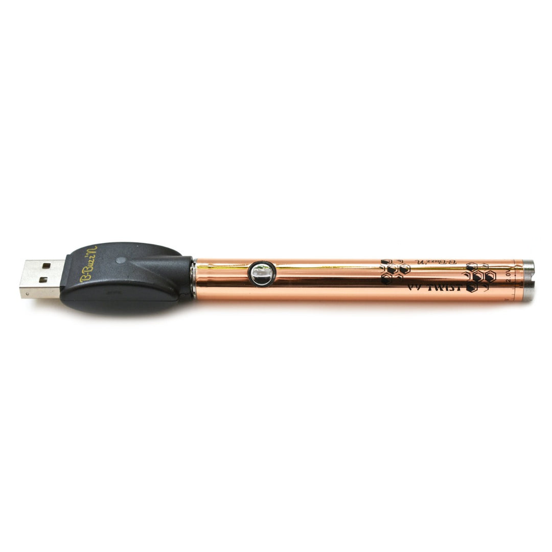 B-Buzz'n Twist Variable Voltage Vape Pen  B-Buzz'n ROSE-GOLD  