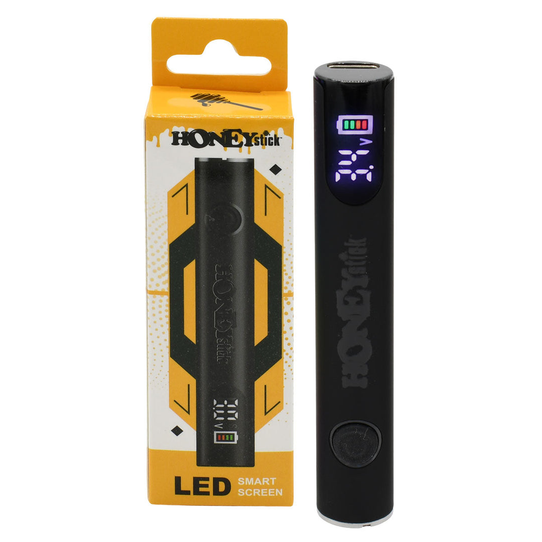 Digital 510 Thread Battery by HoneyStick, 400mAh, LED Screen, Variable Voltage Vape Batt Digital 510 Thread Battery by HoneyStick, 400mAh, LED Screen, Variable Voltage Vape Batt