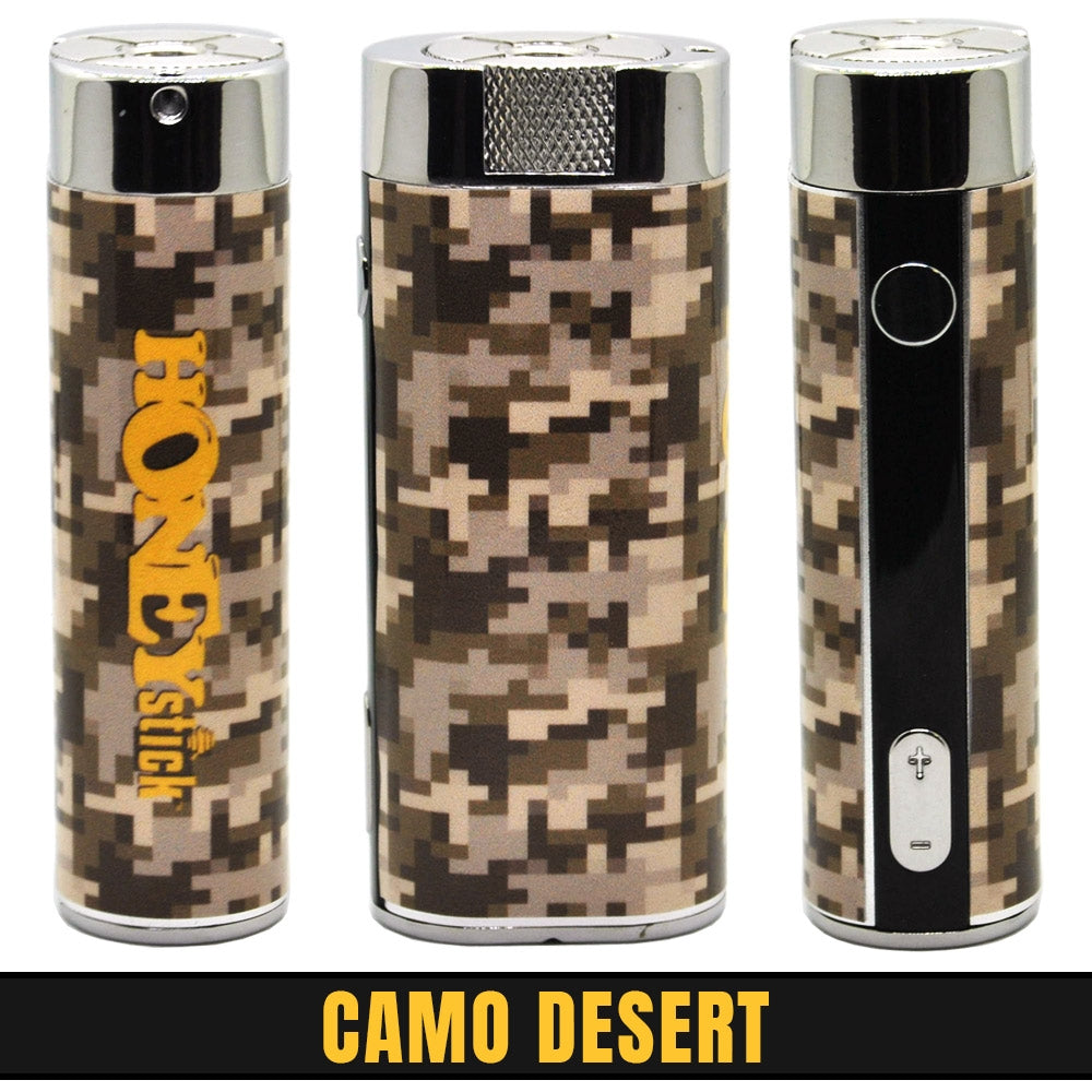 Honeystick 2 in 1 Defender Vape Kit for Wax & Dry Herb Vape Kit Honeystick Camo Desert  
