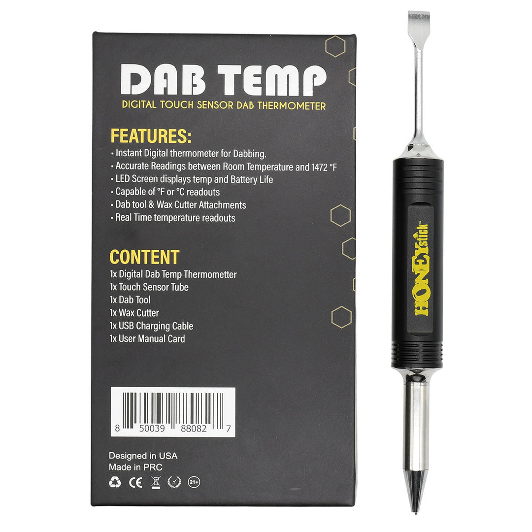 Dab Temp Reader - Instant Reading Digital Thermometer for Dabs Dab Thermometer HoneyStick   
