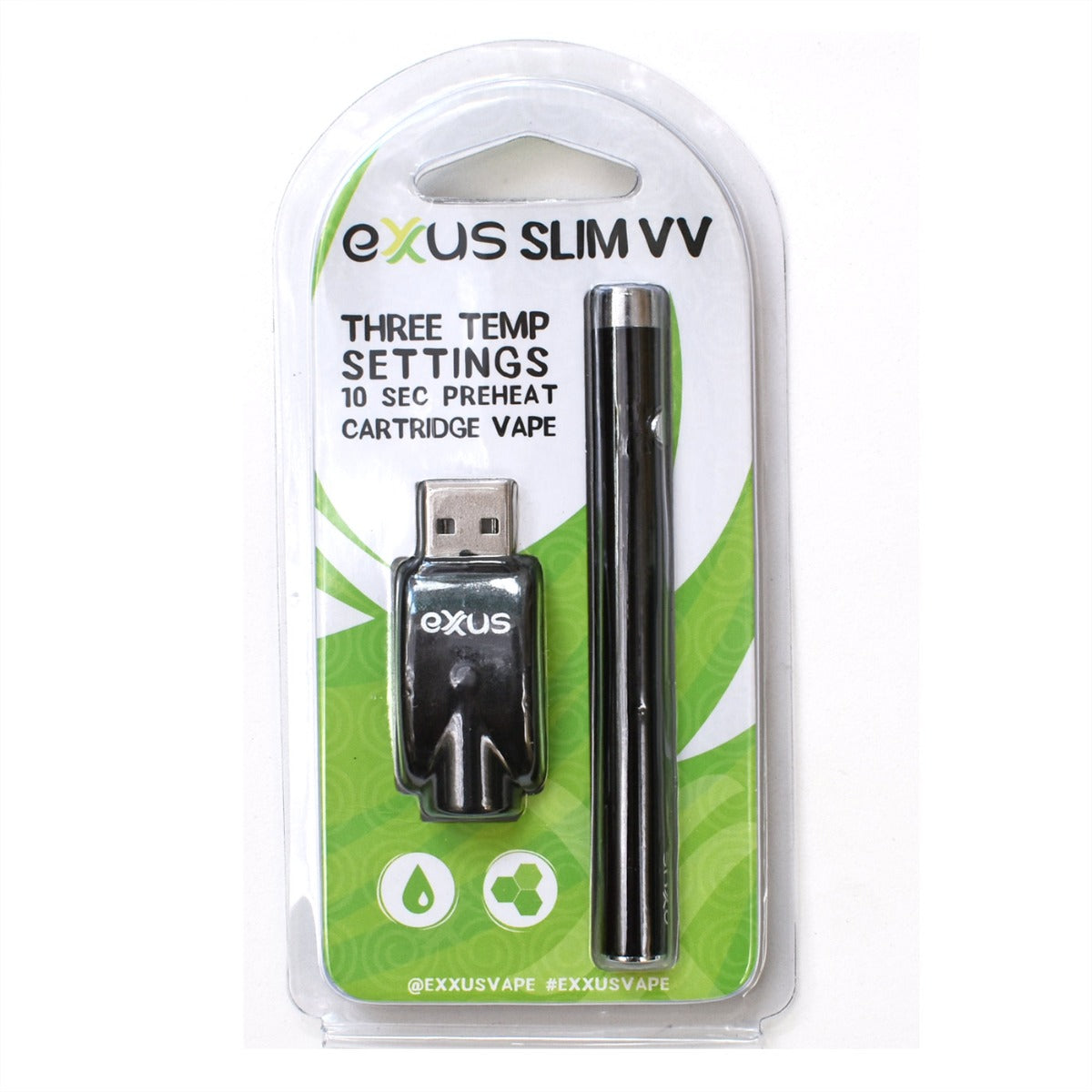 Exxus Slim 510 Cartridge Battery. Variable voltage vape batt for refillable or prefilled 510 carts Vape Batt Exxus Slim 510 Cartridge Battery. Variable voltage vape batt for refillable or prefilled 510 carts Vape Batt