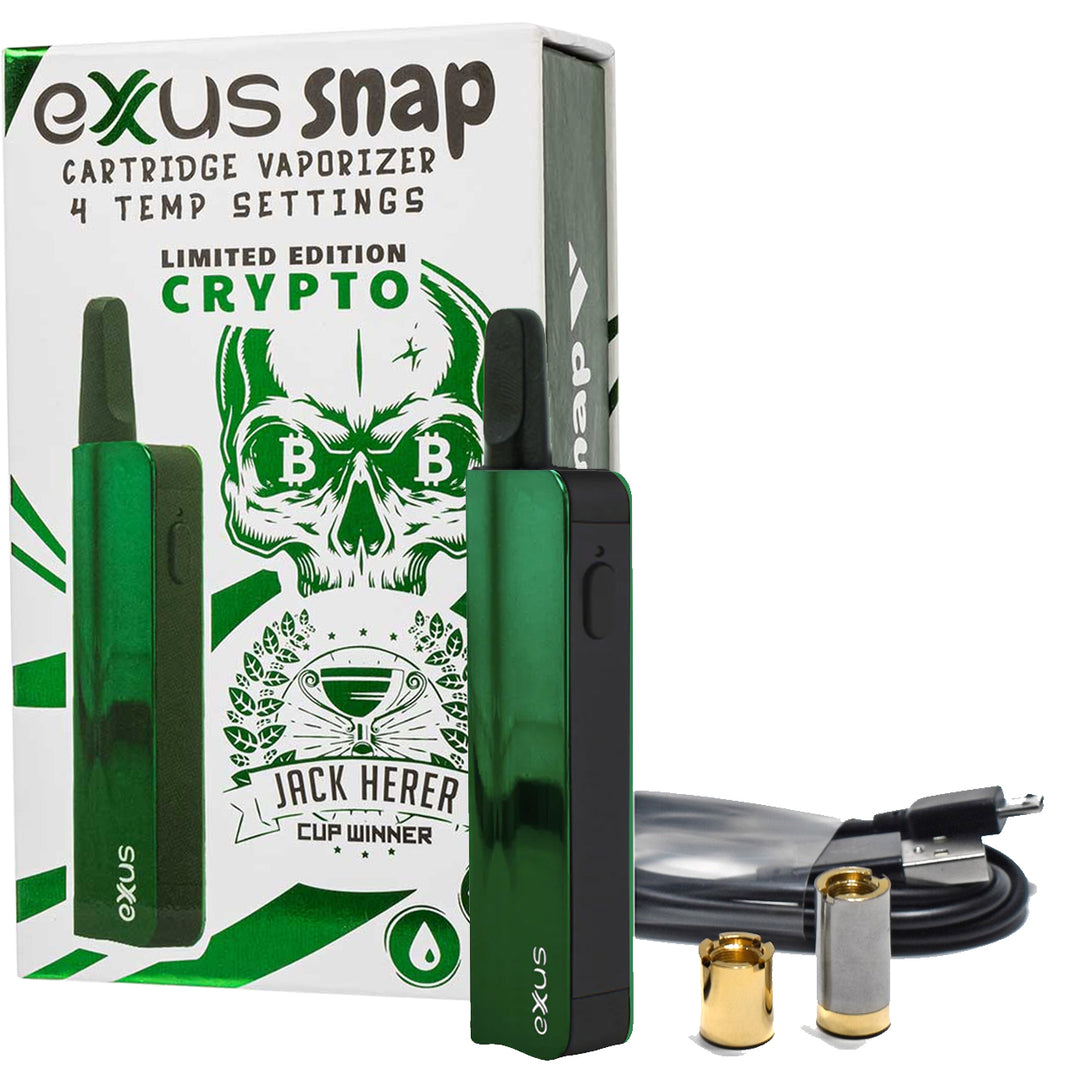 Exxus Snap VV Limited Edition Oil Vape Cart Battery Starter Kit  Exxus Crypto  