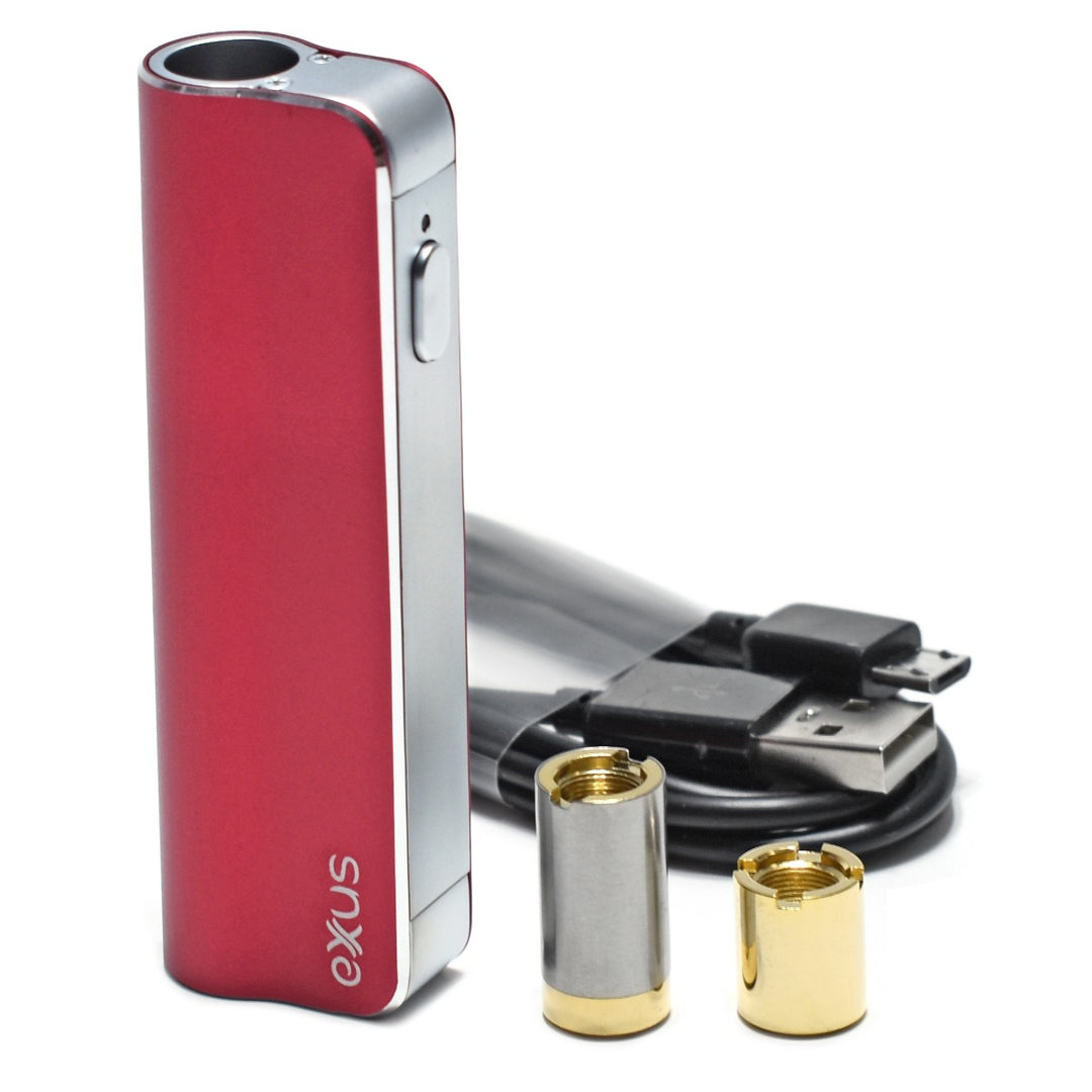 Exxus Snap 510 Thread Oil Vape Cartridge Battery  Exxus Red  