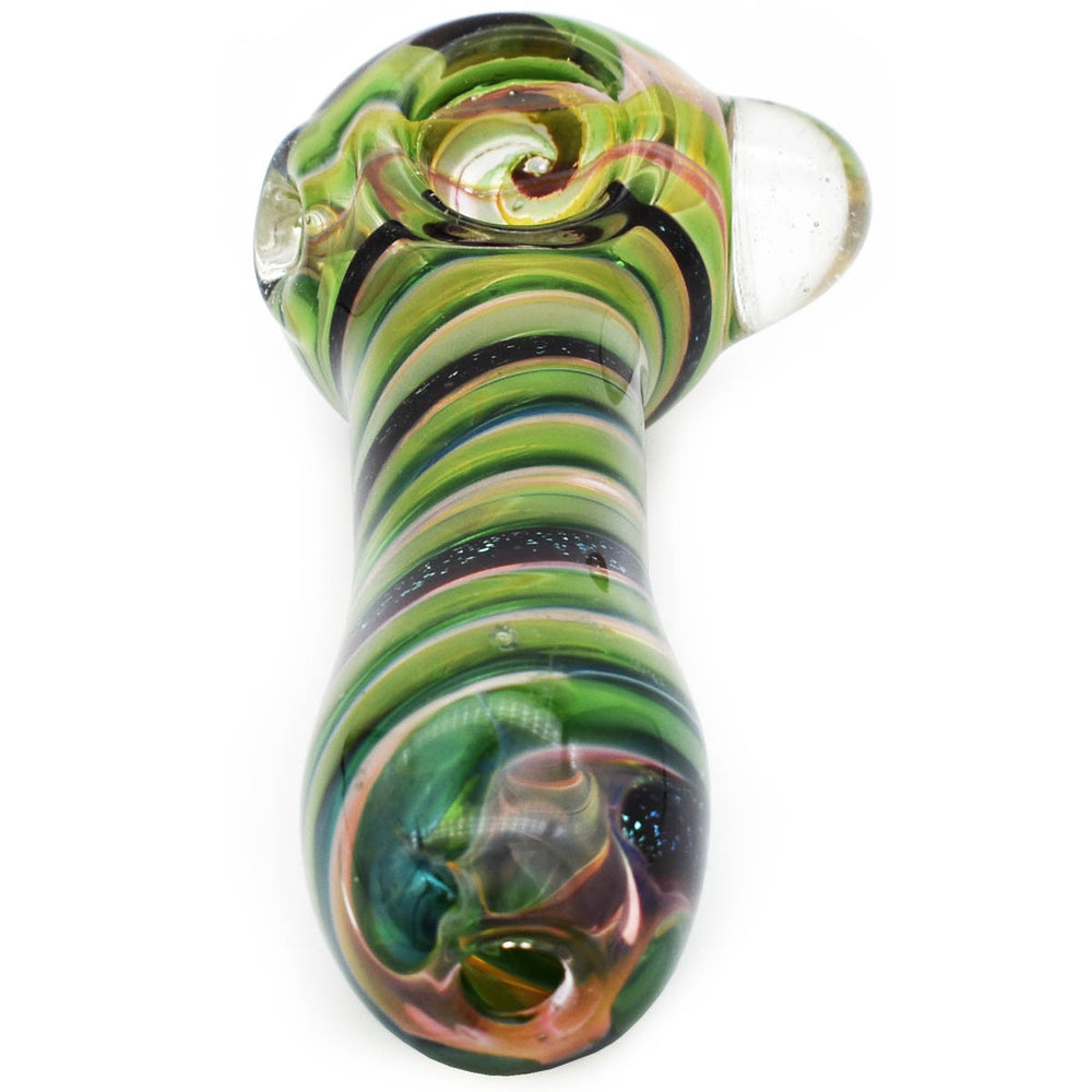 Glass Spoon Pipe - Galaxy Swirl Glass Pipes Vapebatt   