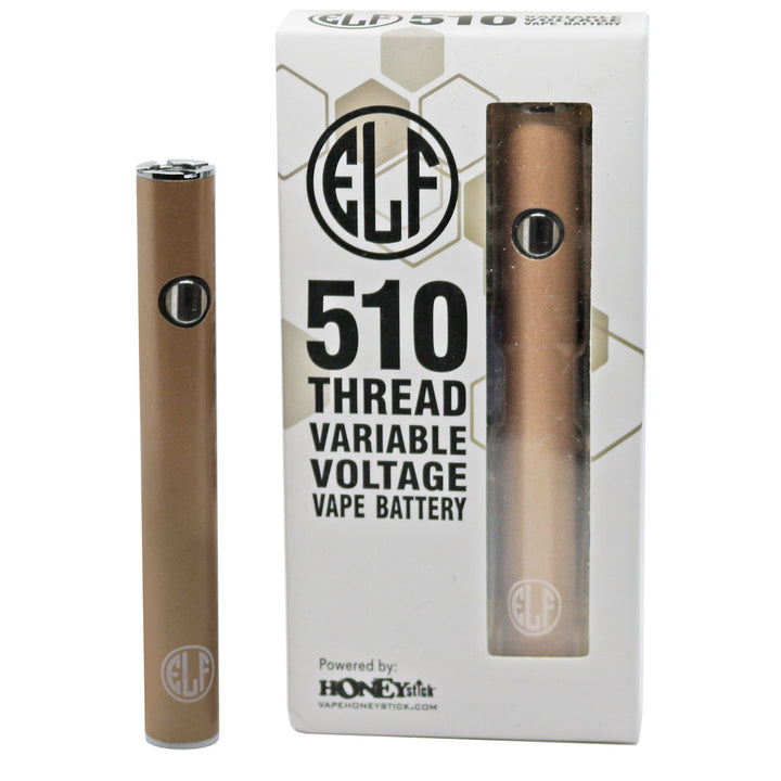 Honeystick ELF 510 Thread Vape Cart Pen Battery  Honeystick ROSE GOLD  