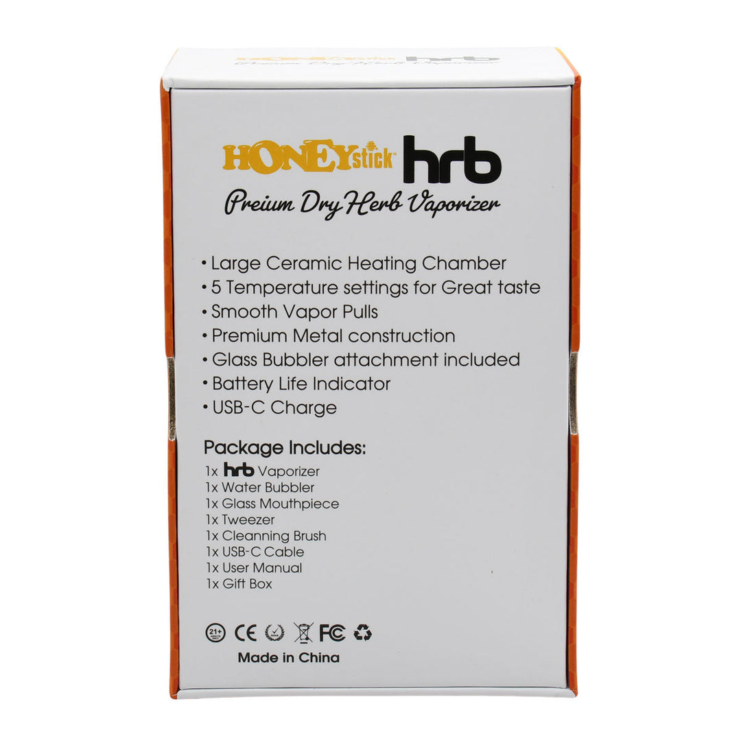 HRB Dry Herb Vaporizer - HoneyStick Premium Weed Vape Pen Vape Batt HRB Dry Herb Vaporizer - HoneyStick Premium Weed Vape Pen Vape Batt
