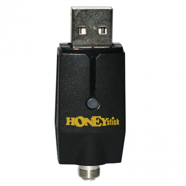 Honeystick Screw-On USB Charger for 510 Vape Cart Pen Batteries  Honeystick   