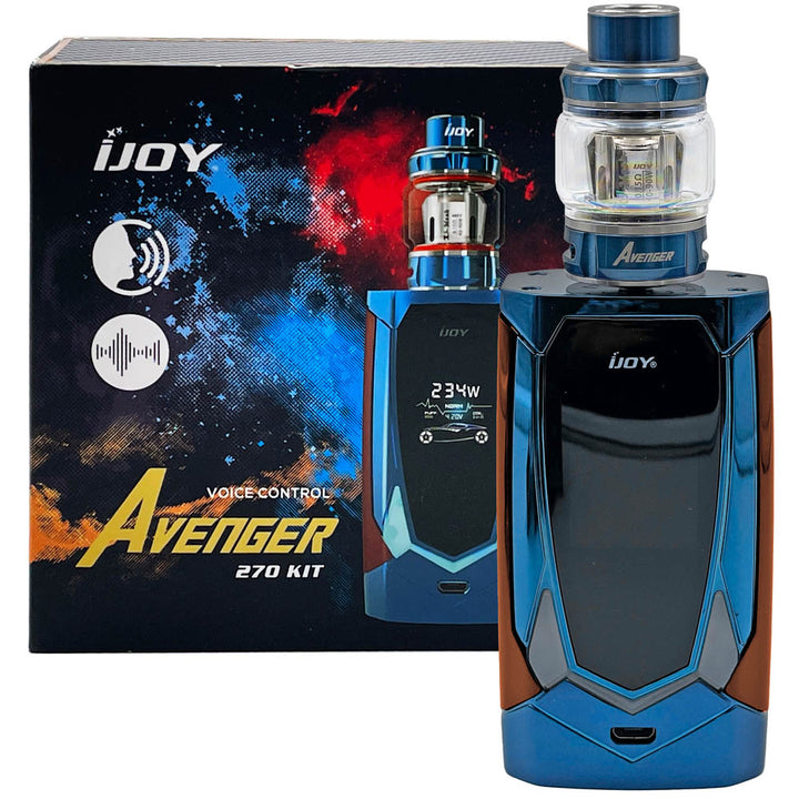 iJoy Avenger 270 - 234W Vape Mod Kit  iJoy Mirror Blue  
