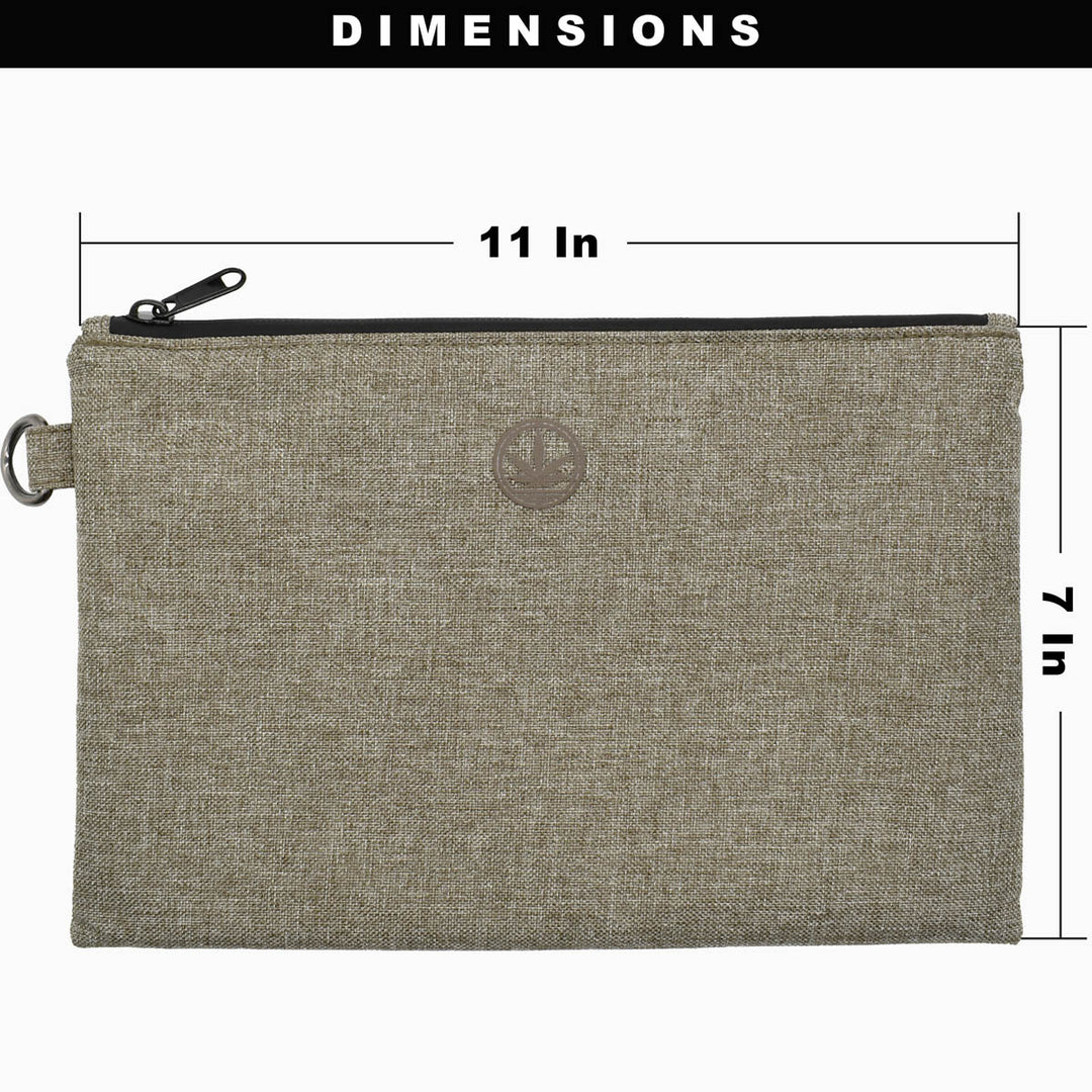 Smell Proof & Water-Resistant Stash Bag - 7" x 11"