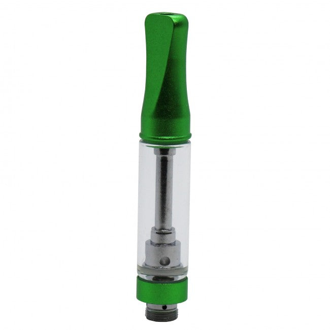 Metallic Tip Oil Vape Cartridge - 1 ml  Honeystick Green  