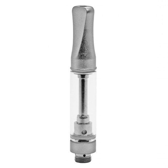 Metallic Tip Oil Vape Cartridge - 1 ml  Honeystick Silver  