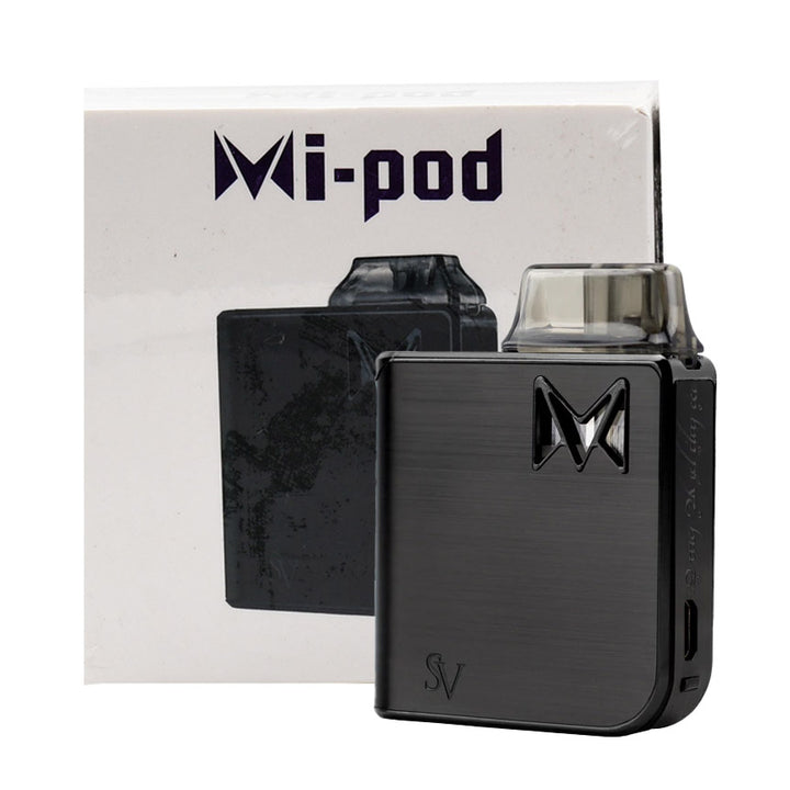 Smoking Vapor Mi-Pod Portable Pod Vape for E-juice  Mi-One Brands Black Metal  