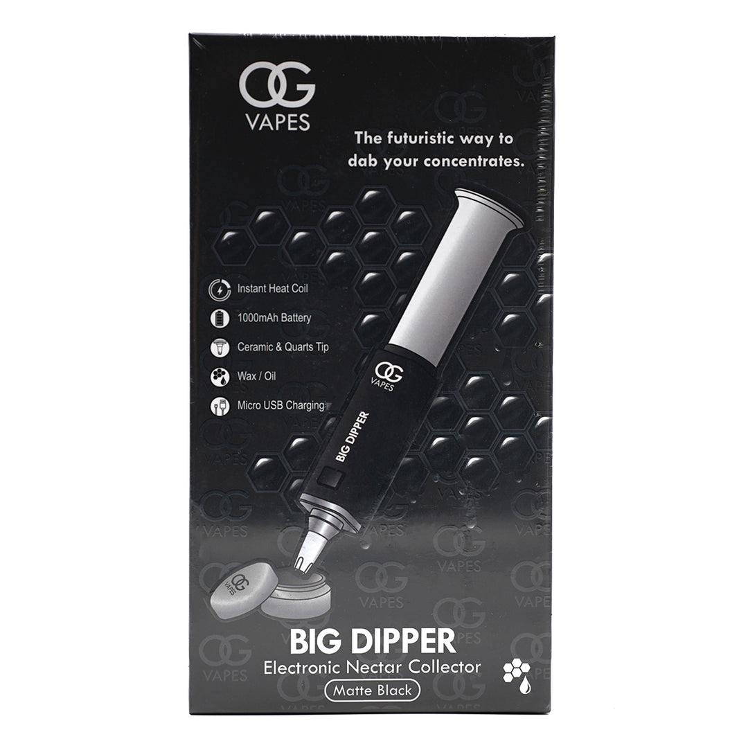 OG Vapes Big Dipper - Electric Nectar Collector  OG Vapes Matte Black  