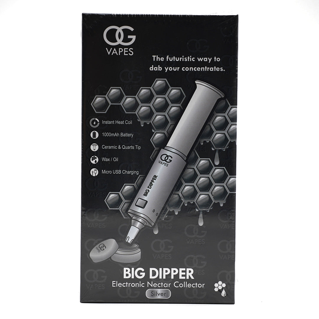 OG Vapes Big Dipper - Electric Nectar Collector  OG Vapes Silver  