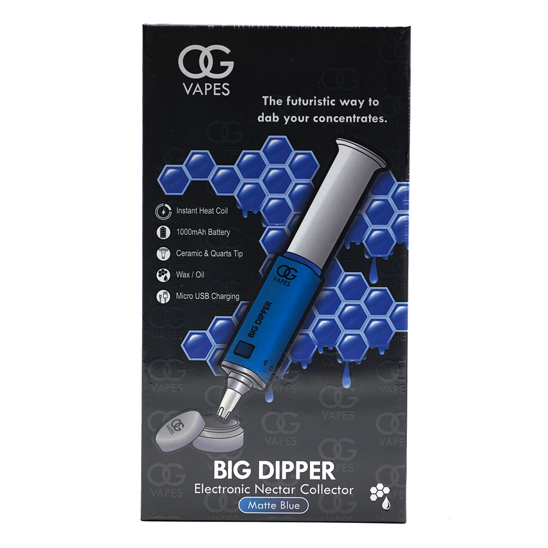 OG Vapes Big Dipper - Electric Nectar Collector  OG Vapes Matte Blue  
