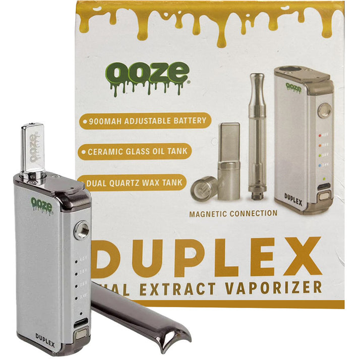 Ooze Duplex Dual Extract 510 Thread Vape Cart Battery Starter Kit 510 Thread Battery Ooze   