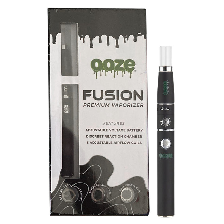 Ooze Fusion Wax Pen Starter Kit Wax Pen Ooze Black  