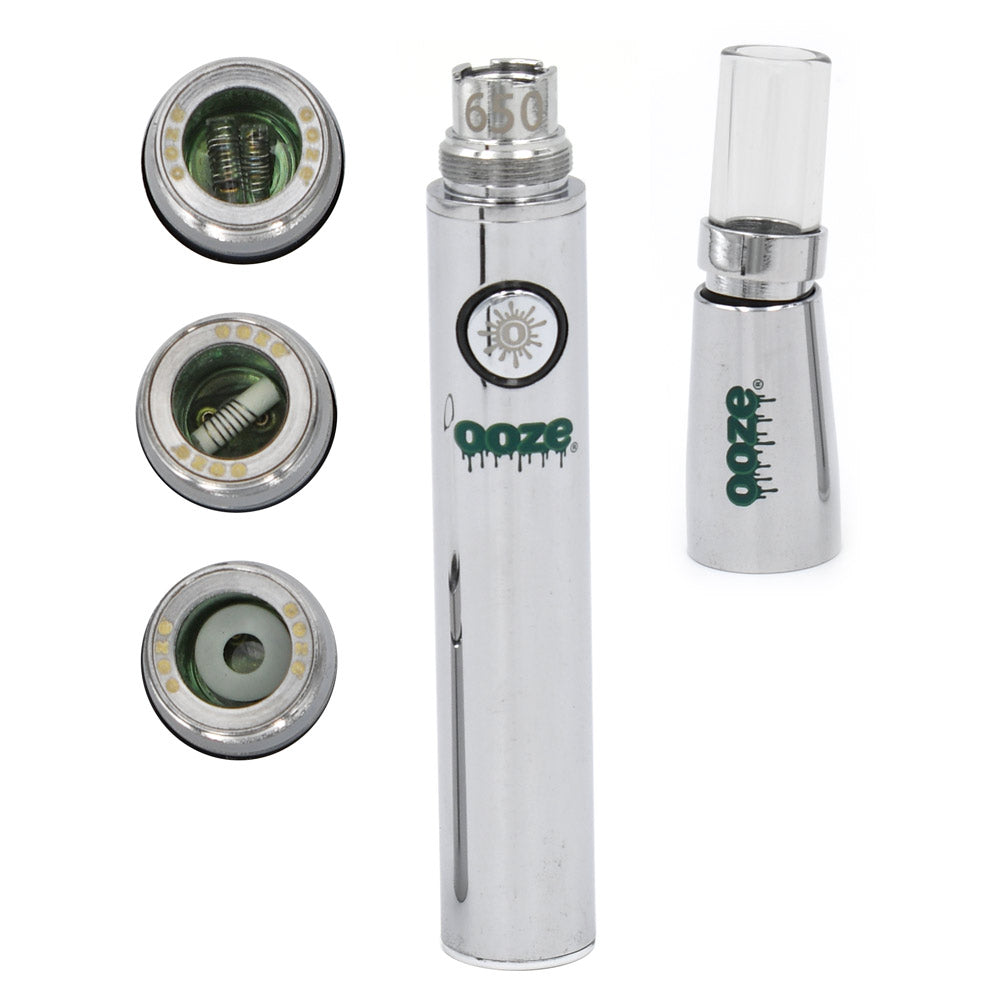 Ooze Fusion Vape Kit with 3 types wax atomizers