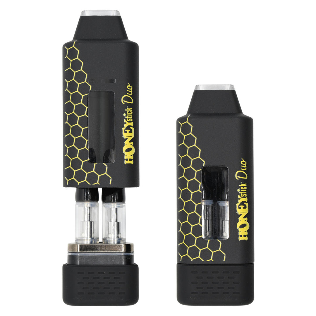 HoneyStick DUO - An Auto-Draw Dual 510 Thread Vape Cart Battery Vape Batt HoneyStick DUO - An Auto-Draw Dual 510 Thread Vape Cart Battery Vape Batt