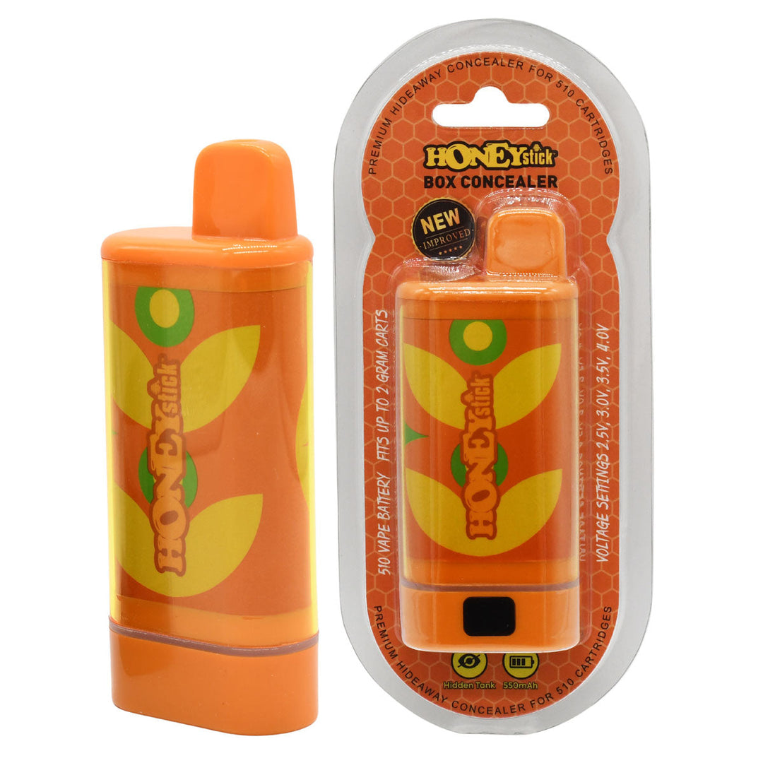 Orange Box Cartridge Vape Concealer - Front and shown in original packaging 