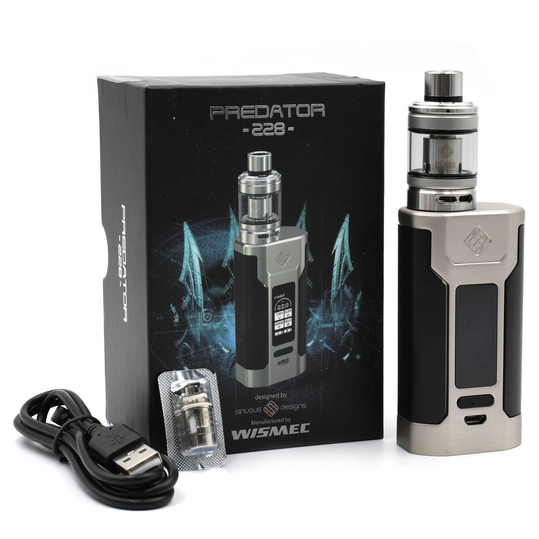 Wismec Predator 228W Box Mod Vape Vape Batt Wismec Predator 228W Box Mod Vape Vape Batt
