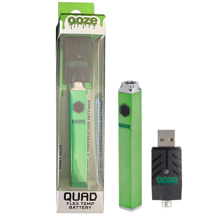 Ooze Quad Flex Temp 510 Thread Vape Pen  Ooze Mary Jade  