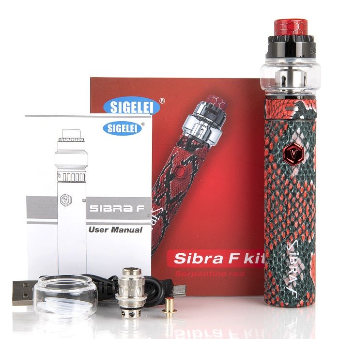 Sigelei Sibra F Box Mod with Sobra Mini Sub Ohm Tank Vape Batt Sigelei Sibra F Box Mod with Sobra Mini Sub Ohm Tank Vape Batt