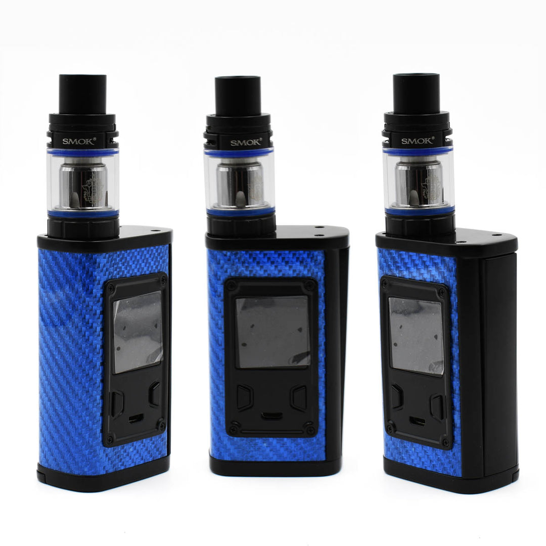 Smok Majesty Vaporizer Kit Box Mod Vape Smok Blue Carbon Fiber  