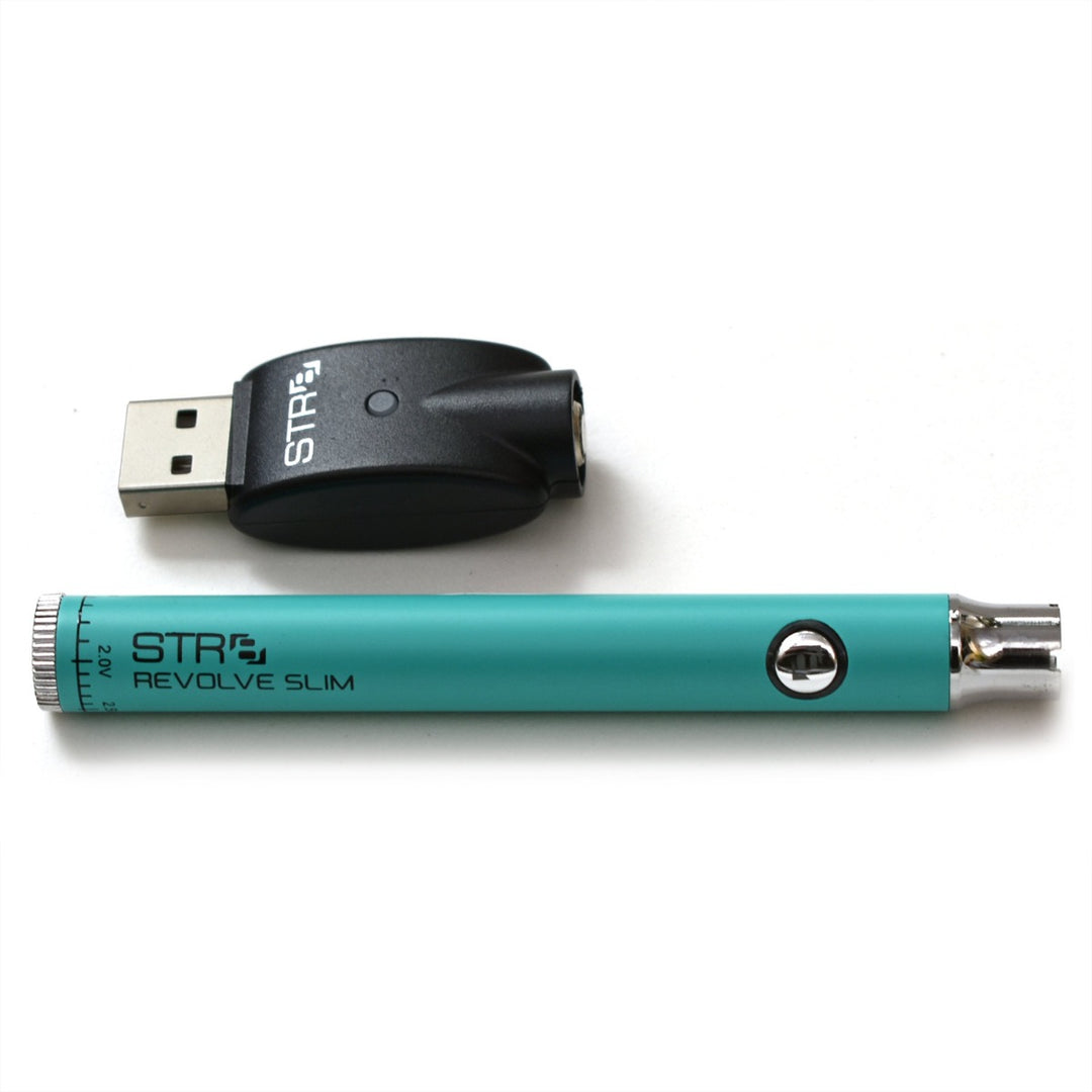 STR8 Revolve Slim 510 Pen Battery w- Variable Voltage  Vapebatt GREEN  