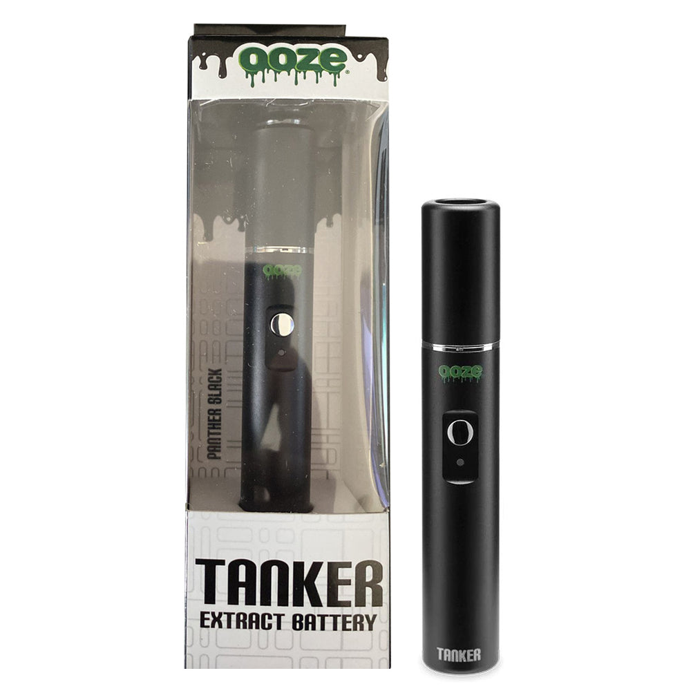 Ooze Tanker Wax & Thick Oil 510 Thread Cart Battery Vape Batteries Ooze Panther Black  