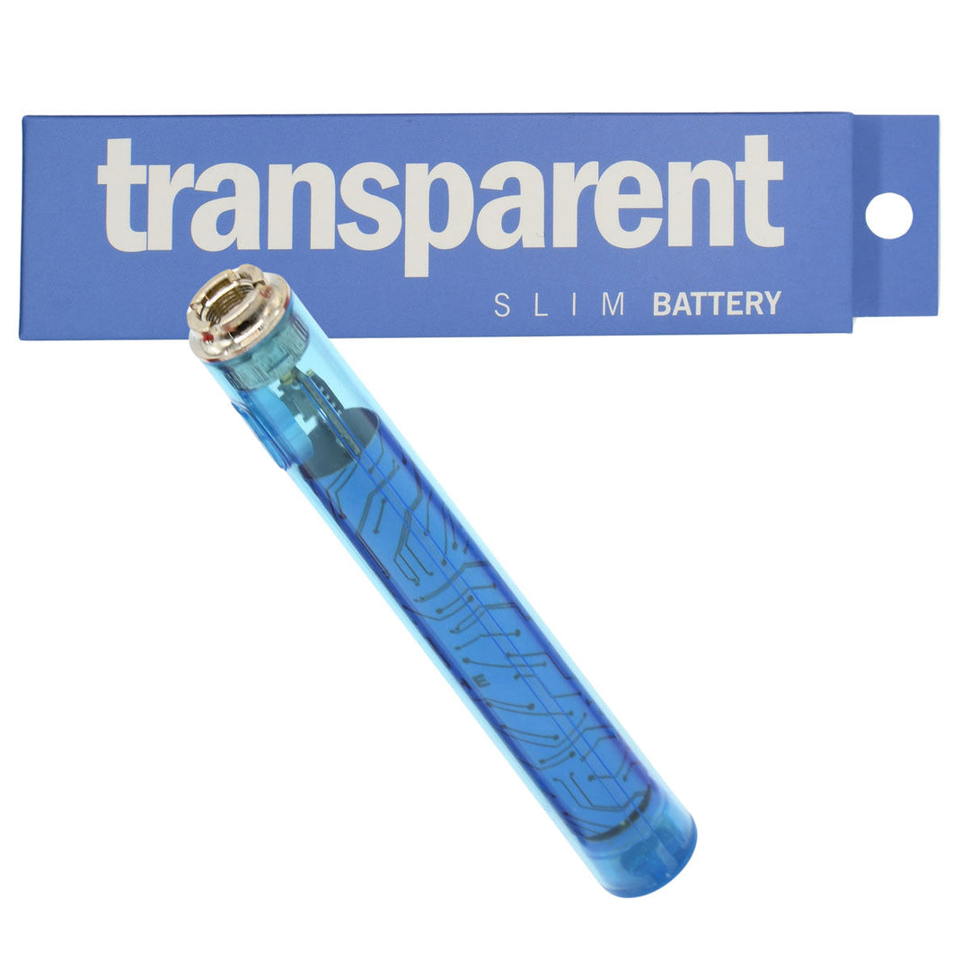 510 Thread Battery - Stache Transparent Slim Vape Batt 510 Thread Battery - Stache Transparent Slim Vape Batt