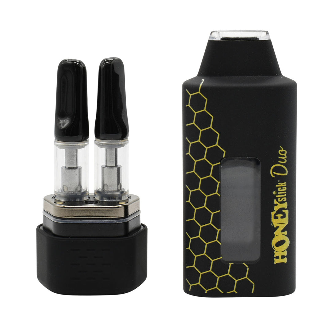 HoneyStick DUO - An Auto-Draw Dual 510 Thread Vape Cart Battery Vape Batt HoneyStick DUO - An Auto-Draw Dual 510 Thread Vape Cart Battery Vape Batt