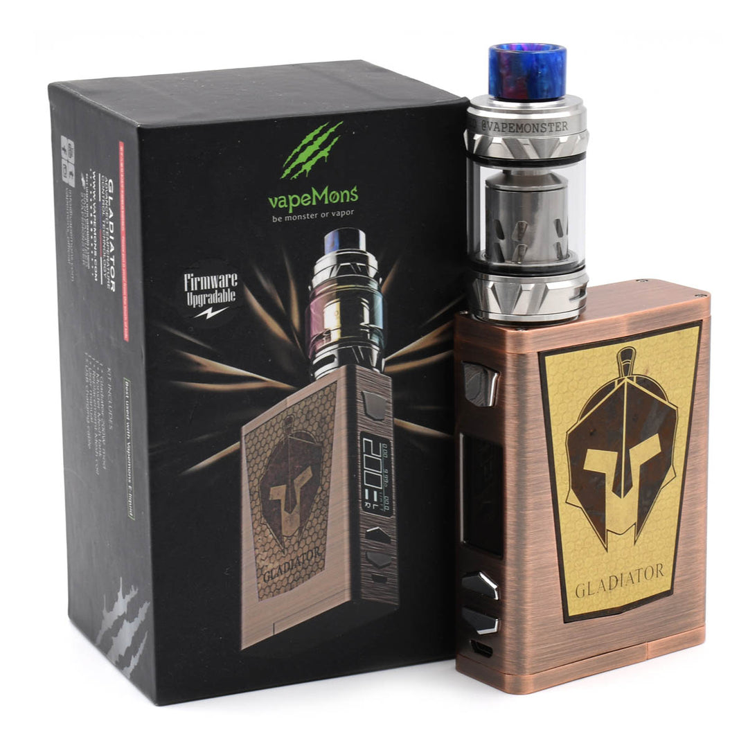 Vapemonster Gladiator Box Mod Vaporizer Kit Vape Batt Vapemonster Gladiator Box Mod Vaporizer Kit Vape Batt