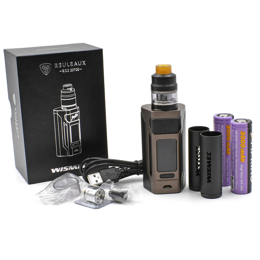 Wismec Vape Mod Wismec Reuleaux RX2 Box Mod Vaporizer Vape Batt Wismec Indestructible | Crescent City Wismec Vape Mod Wismec Reuleaux RX2 Box Mod Vaporizer Vape Batt Wismec Indestructible | Crescent City