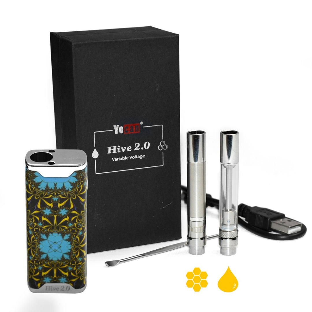 Yocan Hive 2.0 Variable Voltage Vape Kit - For Oil and Wax Vape Batt Yocan Hive 2.0 Variable Voltage Vape Kit - For Oil and Wax Vape Batt