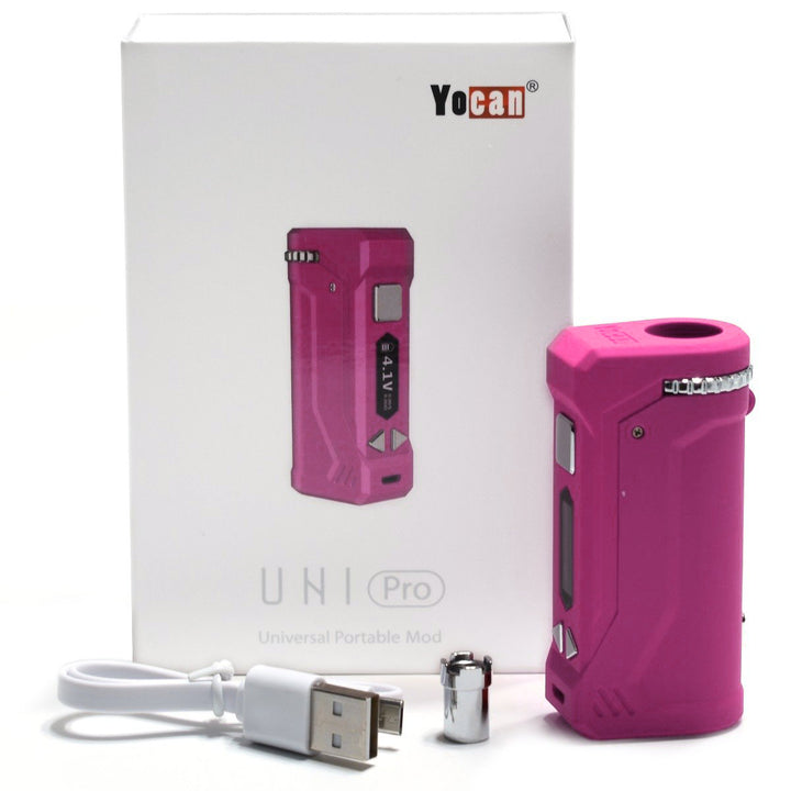 Yocan UNI Pro 510 Thread Vape Cart Battery  Yocan Hot Pink  